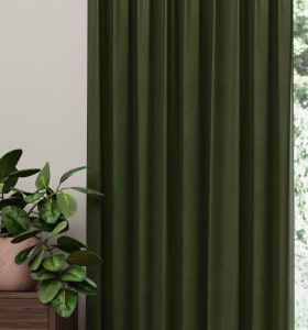 Velours Noelle Diepgroen detail