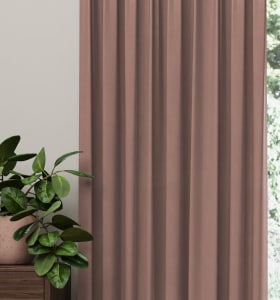 100% Verduisterend Velours Oudroze detail