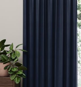 100% Verduisterend Velours Donkerblauw detail