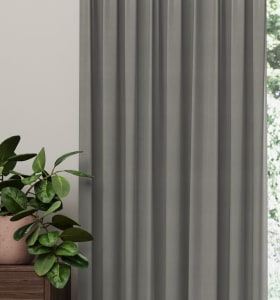 100% Verduisterend Velours Leisteen detail
