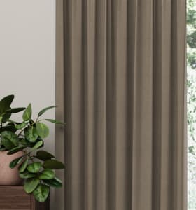 Verduistergordijn Maxwell Taupe detail