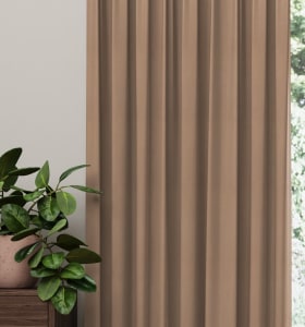 Verduistergordijn Max Cosy Taupe detail