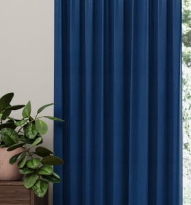 Verduistergordijn Max Cosy Blauw detail